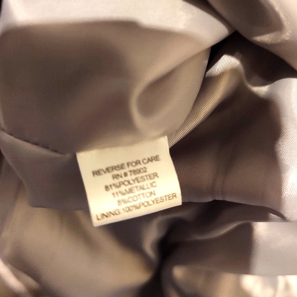 Erin of London | Silver Gray Ruching Crinkle Vest | XL - Picture 10 of 12